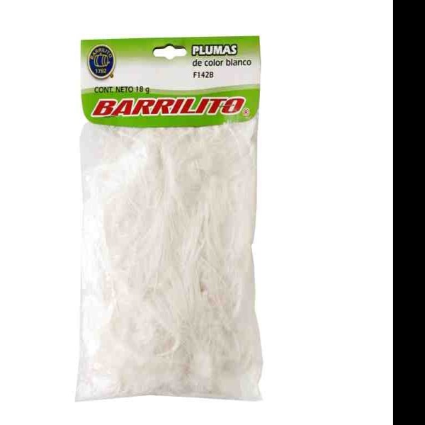 PLUMAS BARRILITO BLANCO F142B BOL.C18GR. E.24 C.72